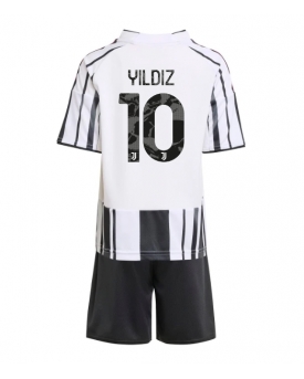 Billige Fotballdrakt Juventus Kenan Yildiz #10 Replika Hjemmedraktsett Barn 2025-26 Kortermet (med bukser)